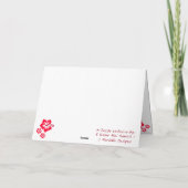 Kerstkaart met Mele Kalikimaka Kaart (Achterkant)