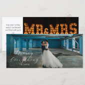 Kerstkaart met Merry Everything (Voorkant / Achterkant)