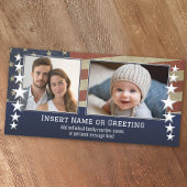 Kerstkaart met militair / patriottisch thema