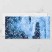 Kerstkaart met moderne waterverf-familiefoto (Achterkant)