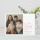 Kerstkaart met Moments en Herinneringen (Staand voorkant)