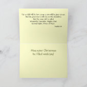 kerstkaart met Natitivity Manger Scene Feestdagen Kaart (Binnen)