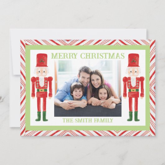 Kerstkaart met Notenkraker Kaart (Voorkant)