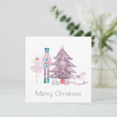 Kerstkaart met Notenkraker-personages Kaart (Staand voorkant)