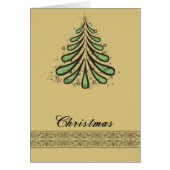 KerstKaart met Ontwerpstructuur (Voorkant)