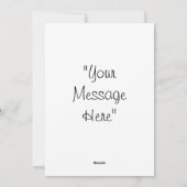 Kerstkaart met oude man Sant en meisje (Achterkant)