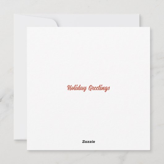 Kerstkaart met oude Sint (Achterkant)