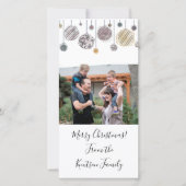 kerstkaart met persoonlijke waterverf (Voorkant)