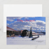 Kerstkaart Met Plat Design (Voorkant / Achterkant)