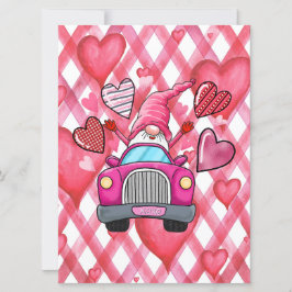 Kerstkaart met plat ontwerp