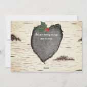 Kerstkaart met plat ontwerp (Achterkant)