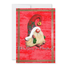 Kerstkaart met platte afbeelding