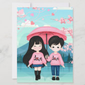 Kerstkaart met platte afbeelding (Voorkant)