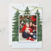 Kerstkaart met platte afbeelding (Voorkant)