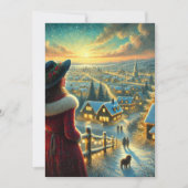 Kerstkaart met platte afdruk (Voorkant)