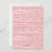 Kerstkaart met platte vormgeving (Achterkant)