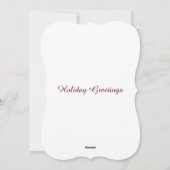 Kerstkaart met poes (Achterkant)