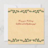  kerstkaart met prettige kerstdagen (Achterkant)