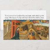 Kerstkaart met religieus thema (Voorkant / Achterkant)