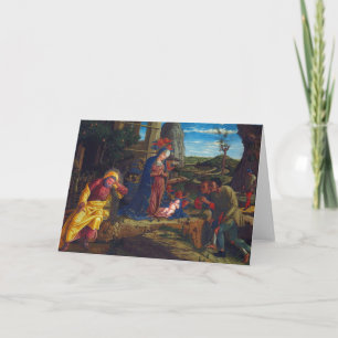 Kerstkaart met religieus thema kaart