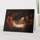 Kerstkaart met religieus thema kaart (Voorkant)