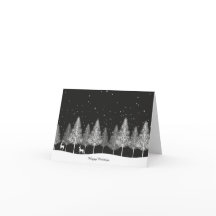 Kerstkaart met rendieren