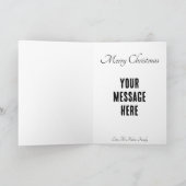 Kerstkaart met retro concept kunst van een peperko feestdagen kaart (Binnen)