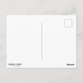 Kerstkaart met Robin Briefkaart (Achterkant)