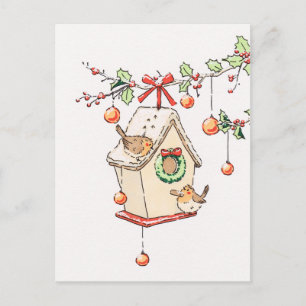 Kerstkaart met Robin Briefkaart