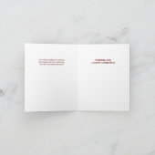 kerstkaart met Robin Feestdagen Kaart (Binnen)