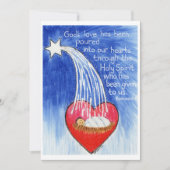 kerstkaart met Romans 5 Scripts (Voorkant)