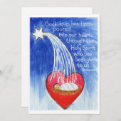 kerstkaart met Romans 5 Scripts (Voorkant / Achterkant)