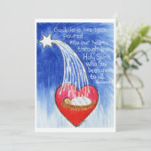 kerstkaart met Romans 5 Scripts (Staand voorkant)