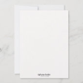 Kerstkaart met roodborstje kaart (Achterkant)