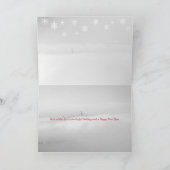 Kerstkaart met San Francisco opgevouwen Feestdagen Kaart (Binnen)