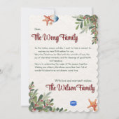 Kerstkaart met scheepvaartthema kaart (Achterkant)