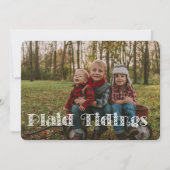 Kerstkaart met Schotse Blijdschap (Voorkant)