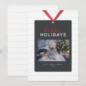 Kerstkaart met Shiplap (Voorkant / Achterkant)