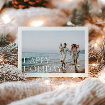 Kerstkaart met simpele foto's