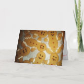 “Kerstkaart met Sinterklaasmannetjes” Kaart (Voorkant)