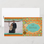 Kerstkaart met Sneeuwbal Gril Kerst Foto (Voorkant / Achterkant)