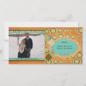 Kerstkaart met Sneeuwbal Gril Kerst Foto (Voorkant)