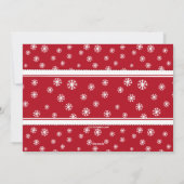 Kerstkaart met sneeuwcollage (Achterkant)