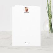 Kerstkaart met stoute lijst van de belastingdienst feestdagen kaart (Achterkant)