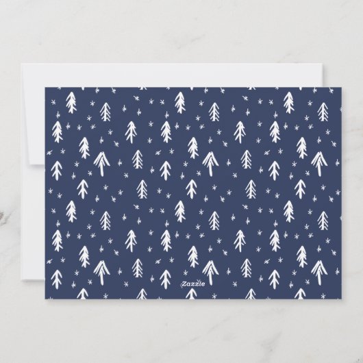 Kerstkaart met tekstoverlay (Achterkant)