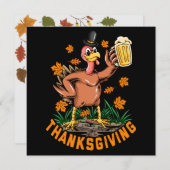 Kerstkaart met Thanksgiving (Voorkant / Achterkant)