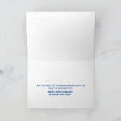 Kerstkaart met Tule elk Kaart (Binnen)