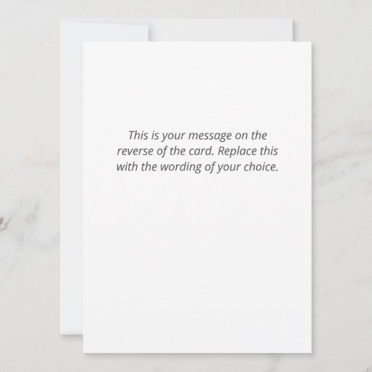 kerstKaart met uw QR-code (Achterkant)