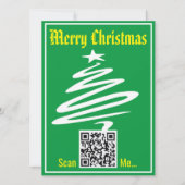 kerstKaart met uw QR-code (Voorkant)