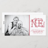 Kerstkaart met vakantiefoto (Voorkant / Achterkant)